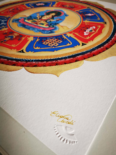 Mandala Prajnaparamita Diosa firma