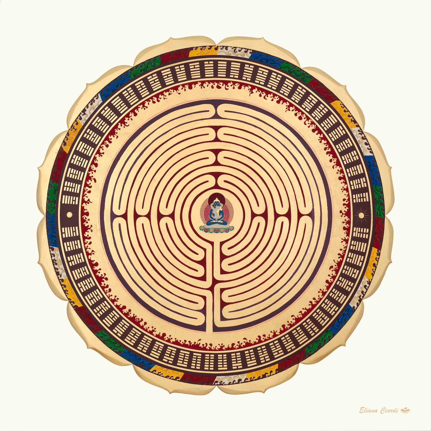 Mandala Alma laberito