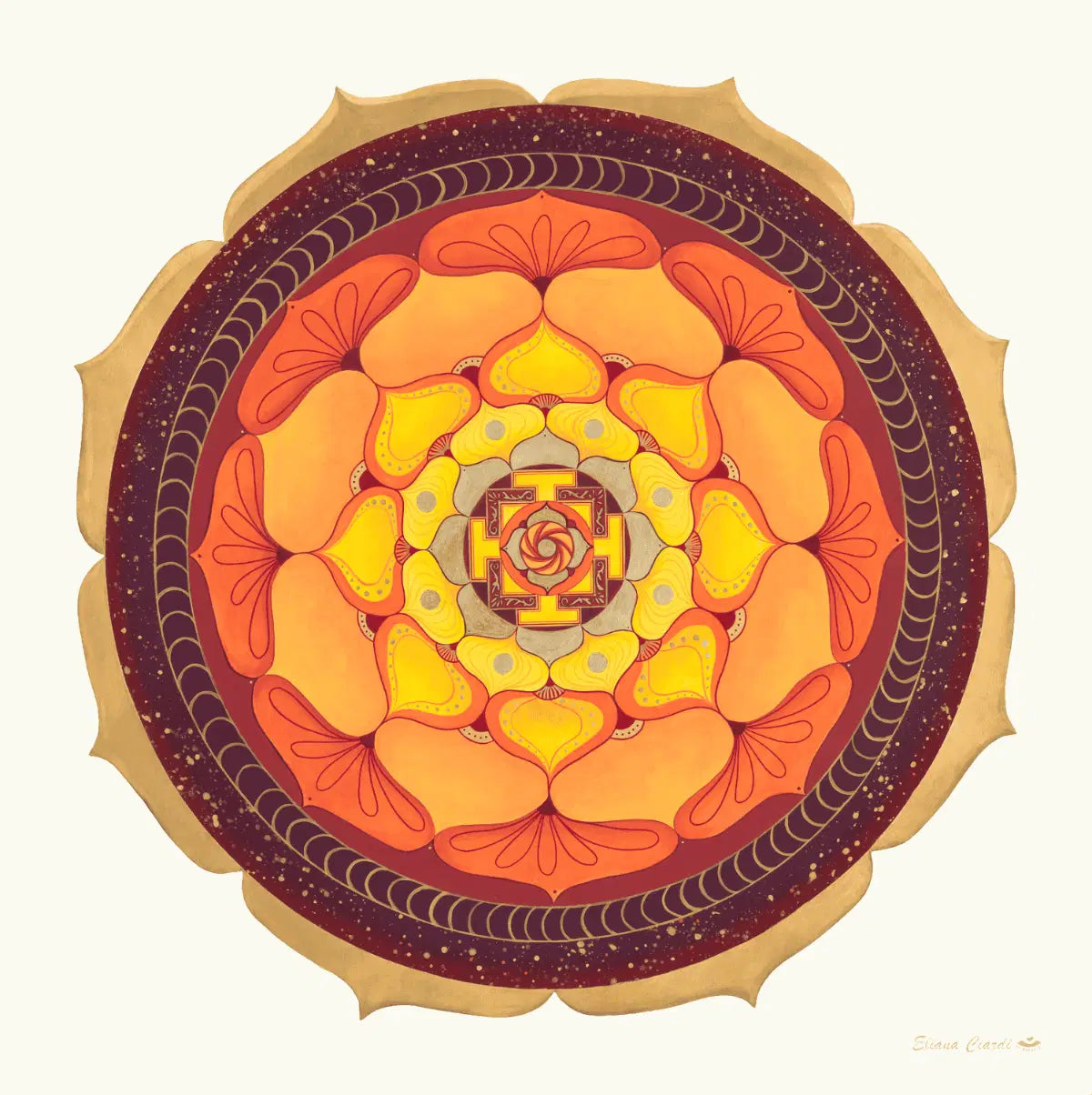 Mandala Deep Earth lamina