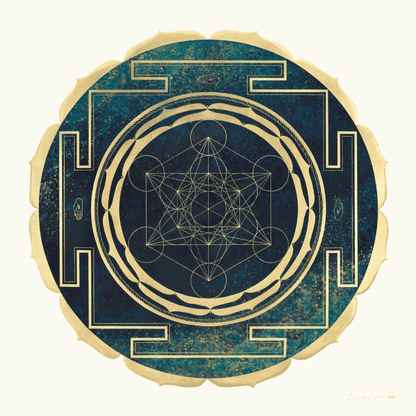 Mandala Cubo de Metatron - Geometría Sagrada arcángel Metatrón