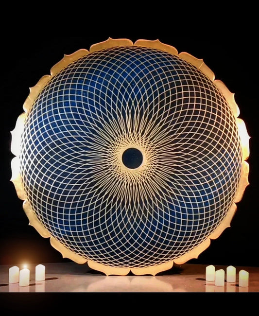 Mandala Toroide de 210cm con 64 circulos