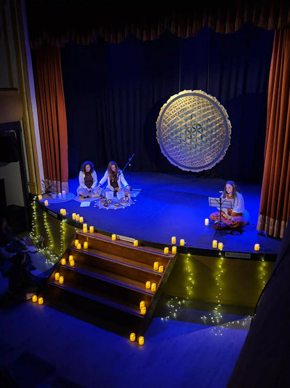 evento meditativo con mandala la flor de la vida