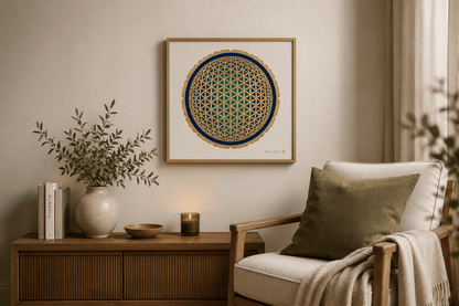 FLOR DE LA VIDA Mandala de Geometría Sagrada