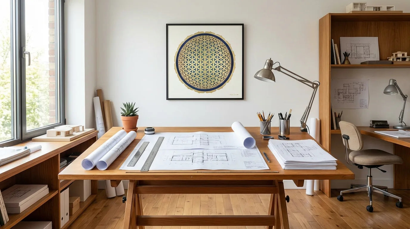 mandala flor de la vida estudio de arquitectura