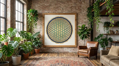 mandala flor de la vida estudio industrial