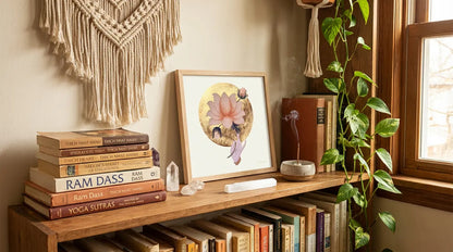 mandala lotus altar estilo boho