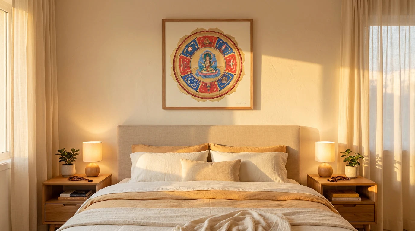 mandala prajnaparamita diosa dormitorio calido