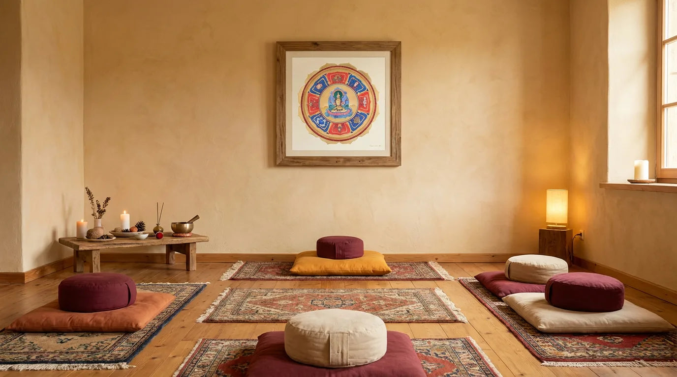 mandala prajnaparamita diosa meditación grrupal