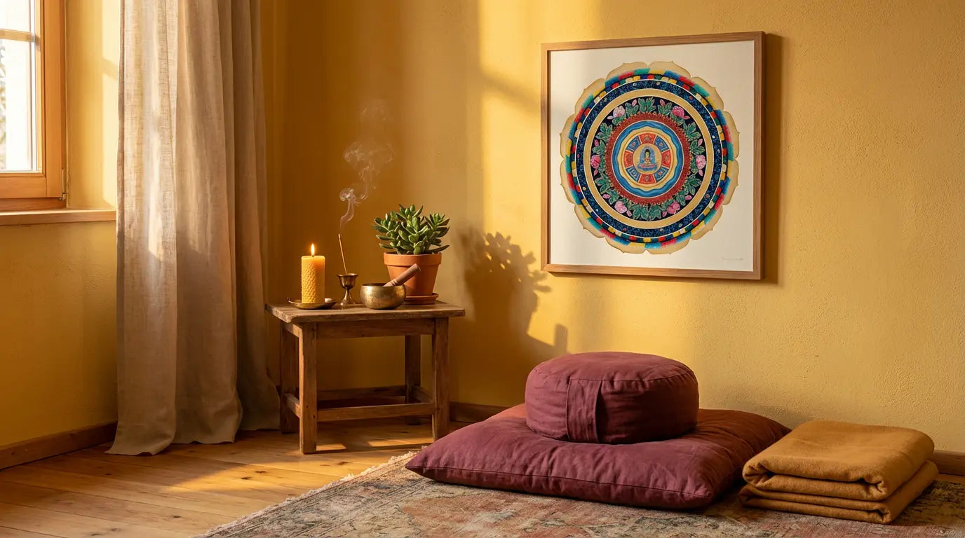 mandala prajnaparamita rincón de meditación