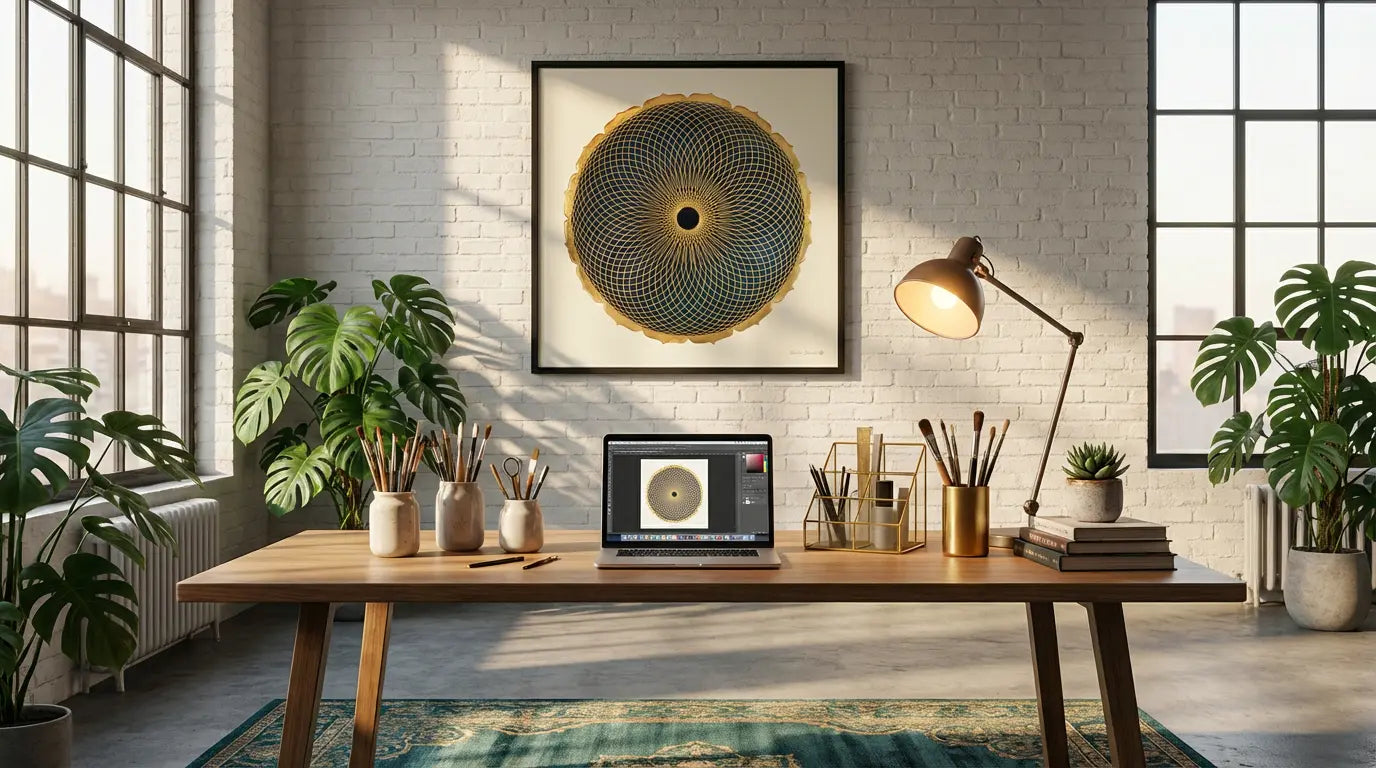 mandala toroide estudio artistico